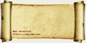 Jakov Ćosović vizit kartica